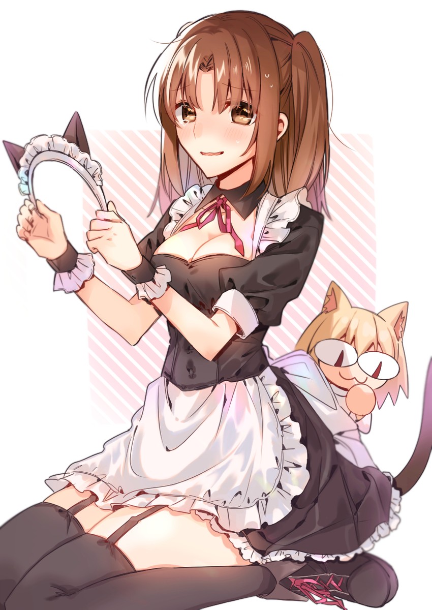 neco-arc and yumizuka satsuki (tsukihime) drawn by wasa_(wanosabi)