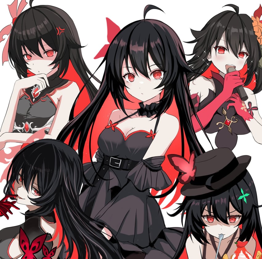 seele vollerei and seele (honkai and 1 more) drawn by unifox0123
