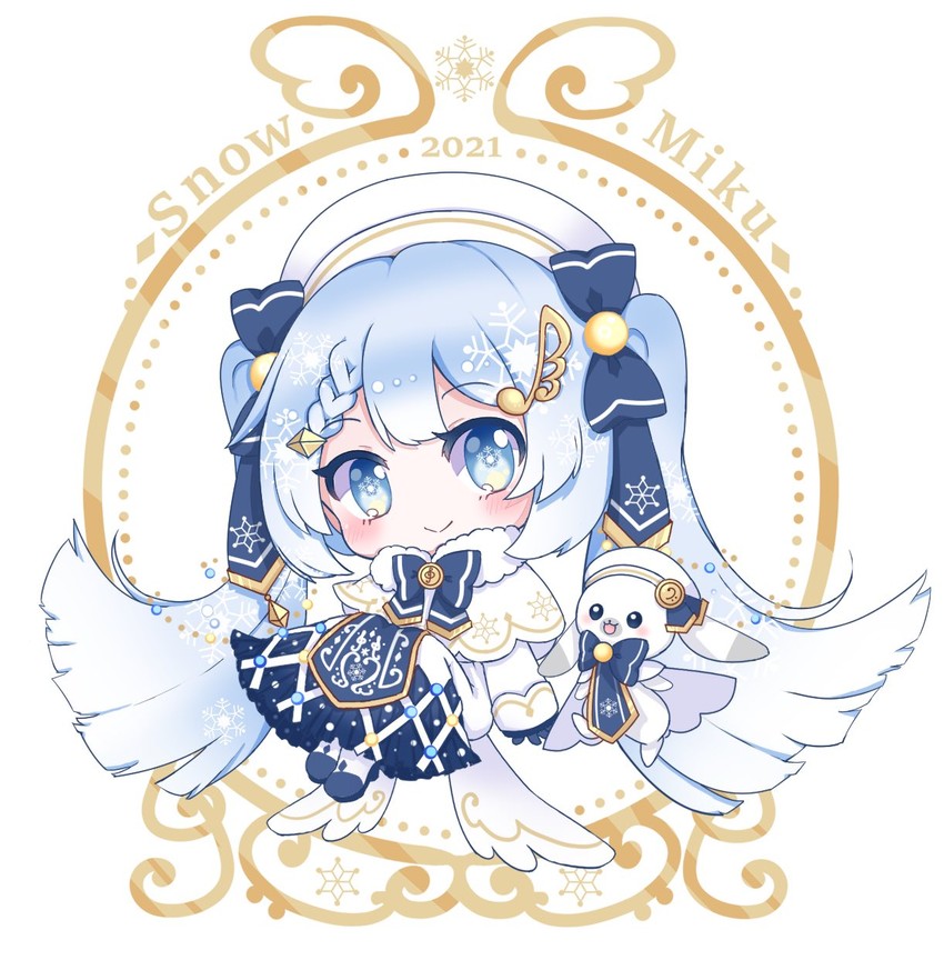 hatsune miku, yuki miku, and rabbit yukine (vocaloid) drawn by annatumikan