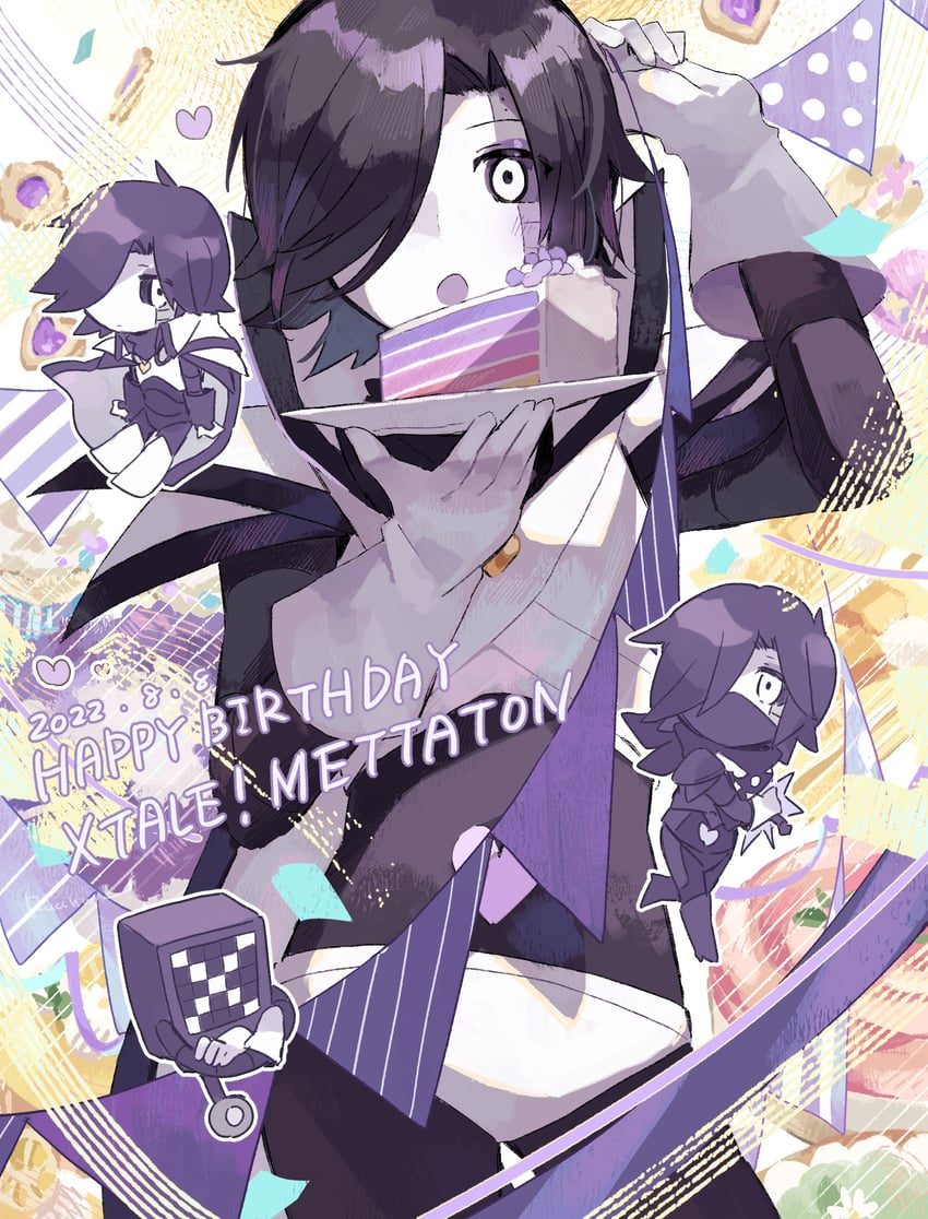 mettaton and mettaton ex (undertale and 1 more) drawn by ruannu