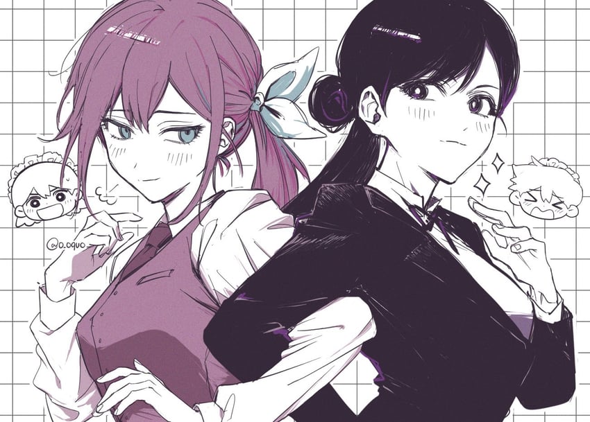 aubrey, kel, mari, and hero (omori) drawn by o_oquo