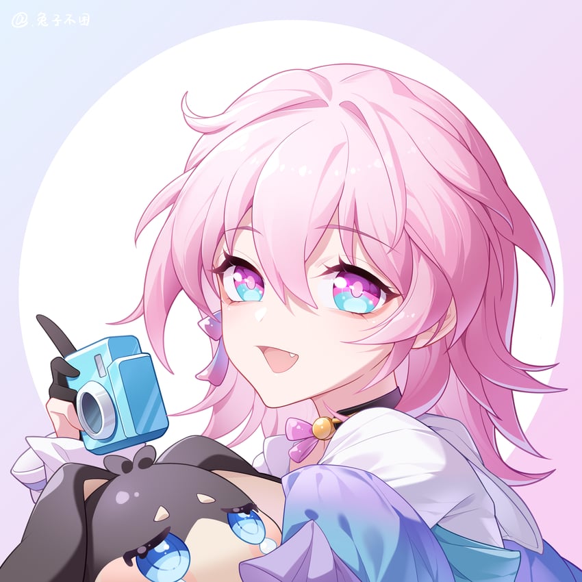 march 7th and pom-pom (honkai and 1 more) drawn by tuzibukun
