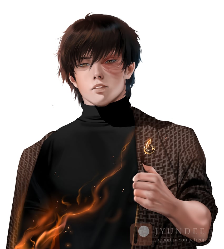 zuko (avatar legends and 1 more) drawn by jyundee