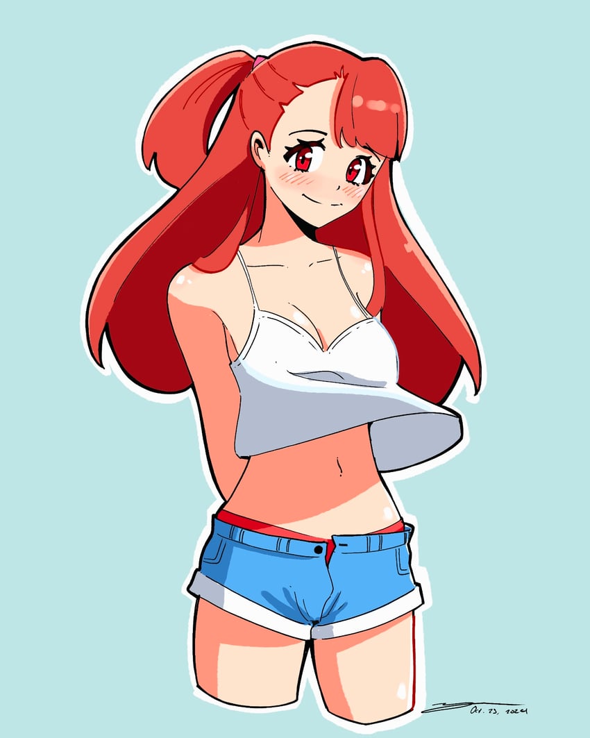 kagari atsuko (little witch academia) drawn by yu_kiyo_enjoyer