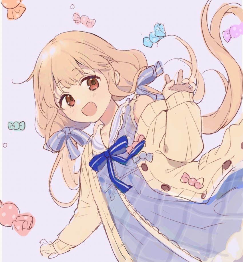 futaba anzu (idolmaster and 1 more) drawn by ame_ame