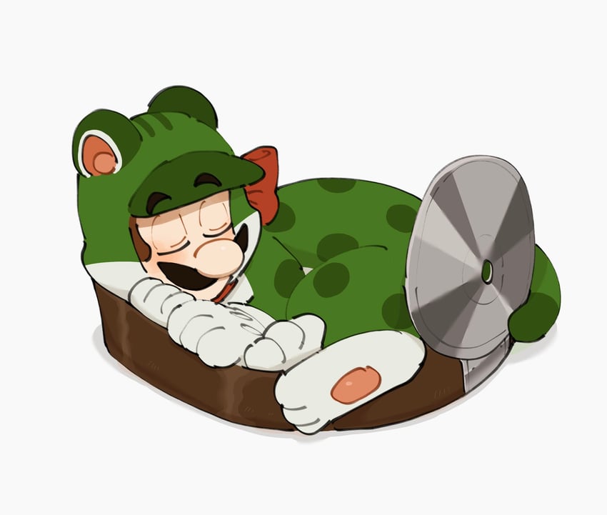 luigi and cat luigi (mario and 1 more) drawn by mimimi_(mimimim9999)