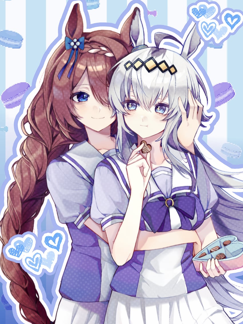 oguri cap and super creek (umamusume) drawn by tuwu_(user_yvte3782)