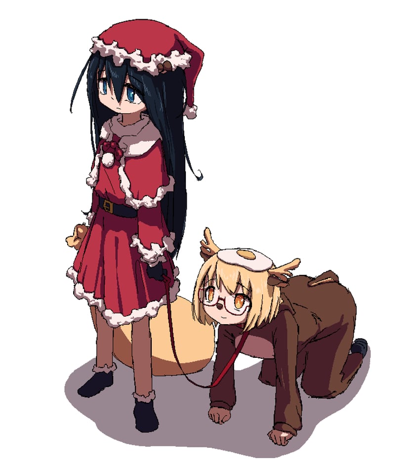 tsukishima shijima and yamashita majime (shimeji simulation) drawn by 10shionn