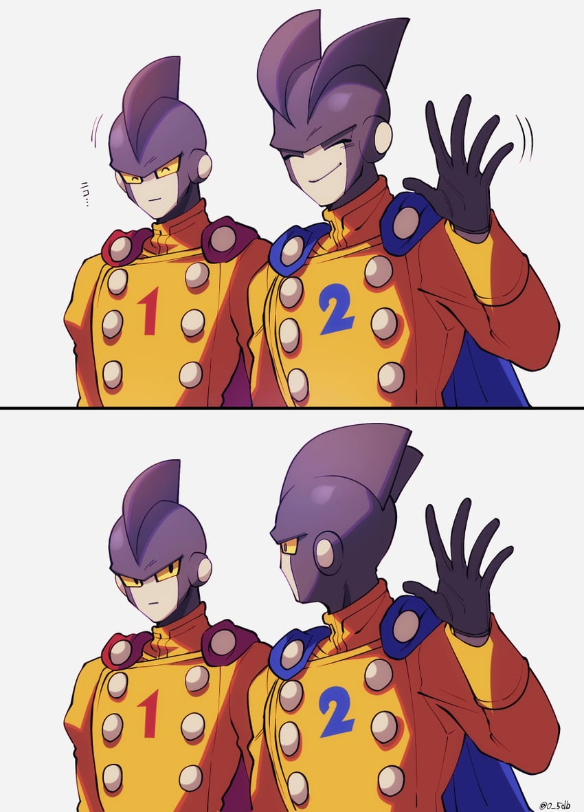 gamma 2 and gamma 1 (dragon ball and 2 more) drawn by zero-go