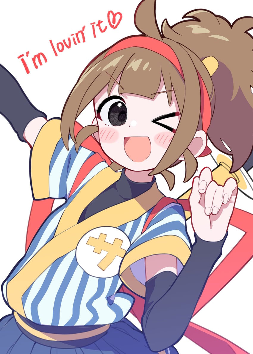 imadake dabuchi tabemi and samurai tamago tabemi (mcdonald's) drawn by sutora_binsuke