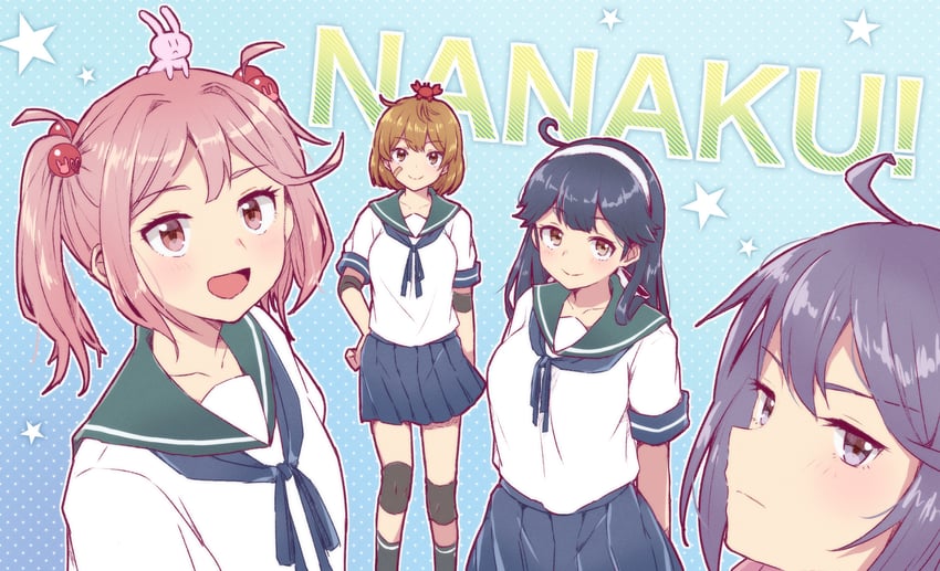 ushio, akebono, sazanami, oboro, ushio kai ni, and 1 more (kantai collection) drawn by missou_shiro