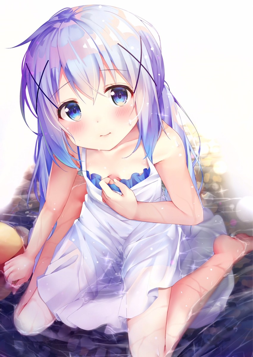 kafuu chino (gochuumon wa usagi desu ka?) drawn by rouka_(akatyann)
