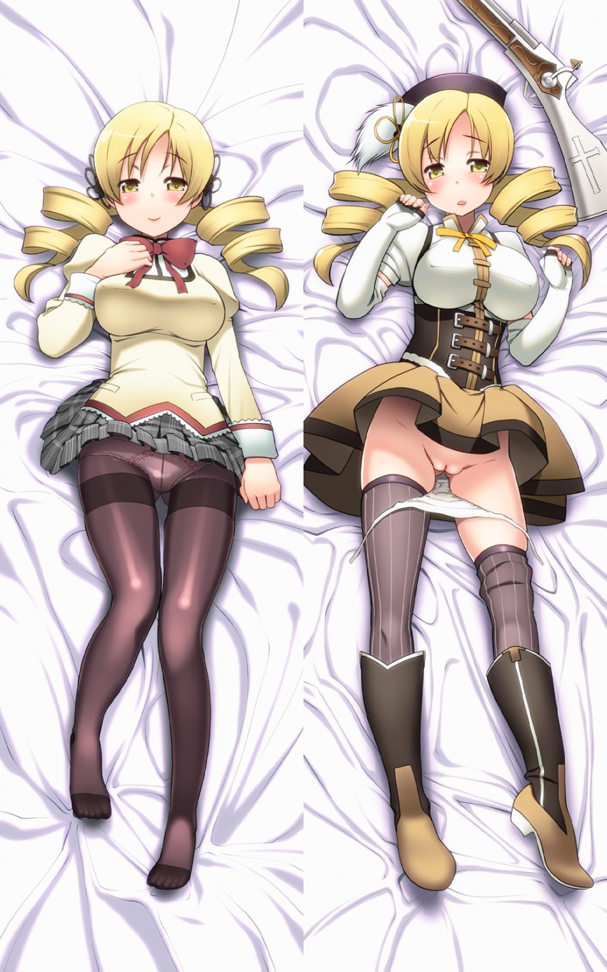 tomoe mami (mahou shoujo madoka magica) drawn by okina_ika