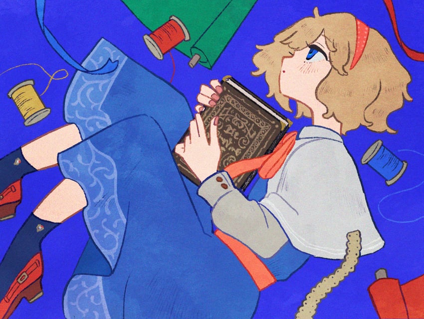 alice margatroid (touhou) drawn by mochiten_(twitter)