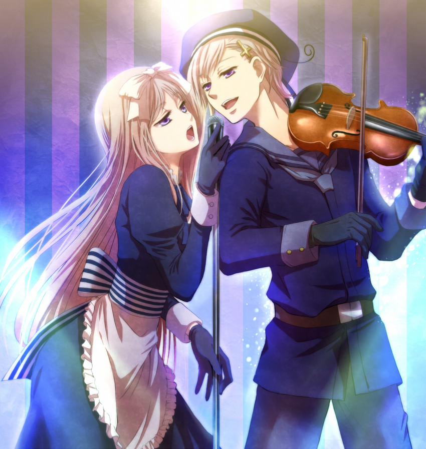 belarus and norway (axis powers hetalia) drawn by sasano_shiki