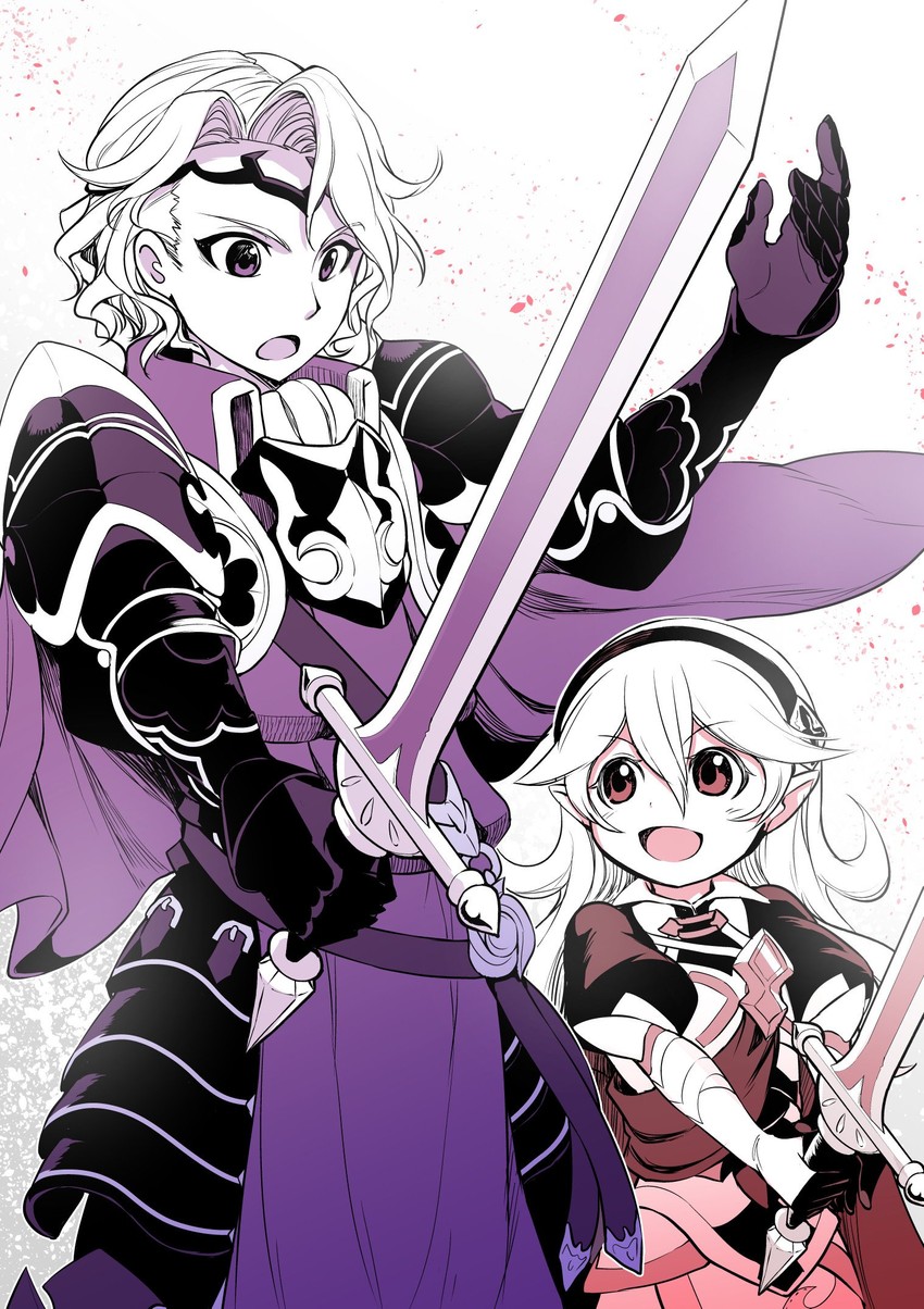 female corrin and xander (fire emblem and 2 more) drawn by nakabayashi_zun