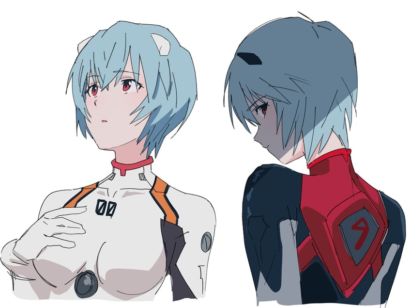 ayanami rei (neon genesis evangelion and 1 more) drawn by hajikkoneko