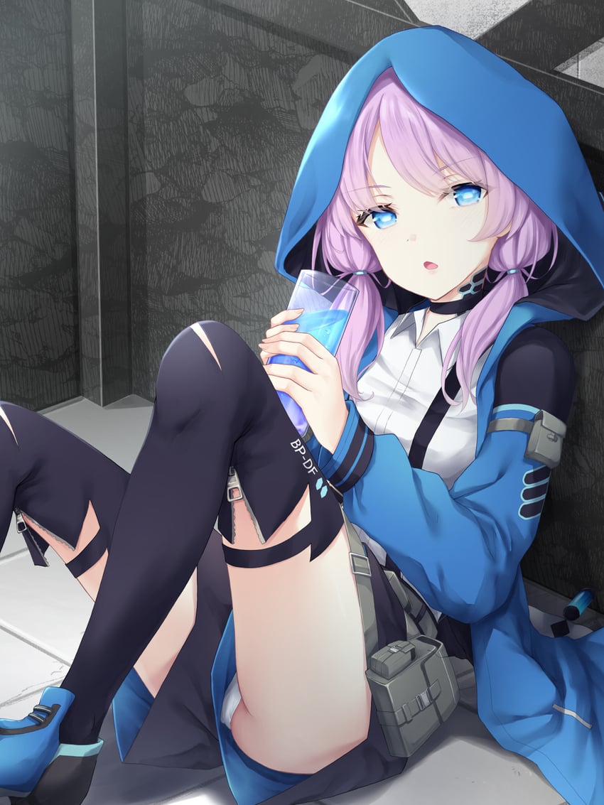 blue poison (arknights) drawn by sasasa_(nashi)