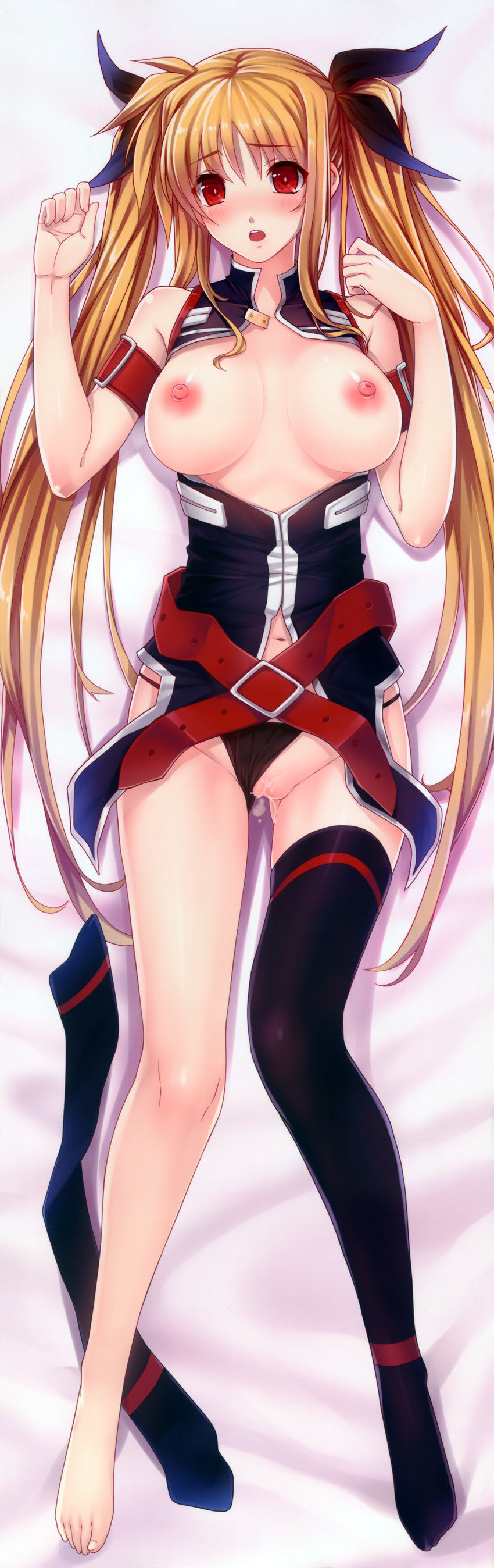 fate testarossa (lyrical nanoha and 1 more) drawn by pen_(steelleets)