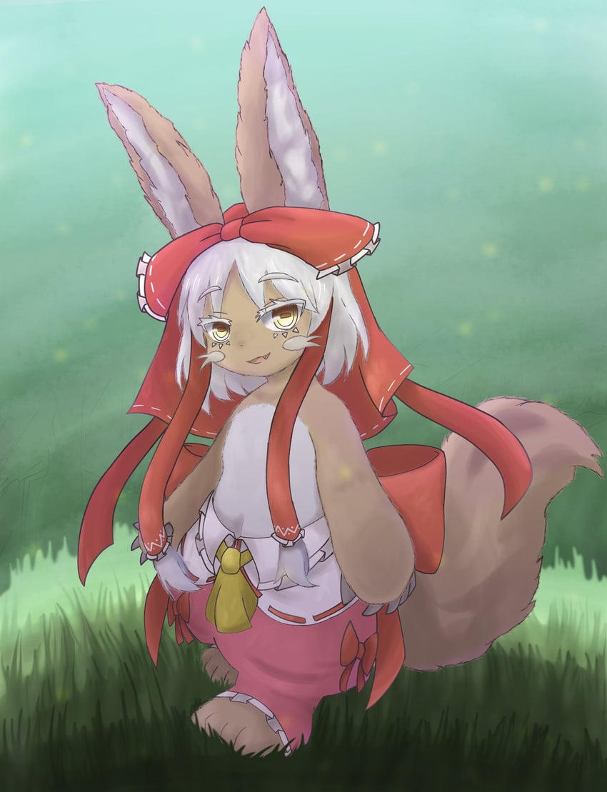 hakurei reimu, nanachi, and sananana (touhou and 2 more) drawn by nanariku
