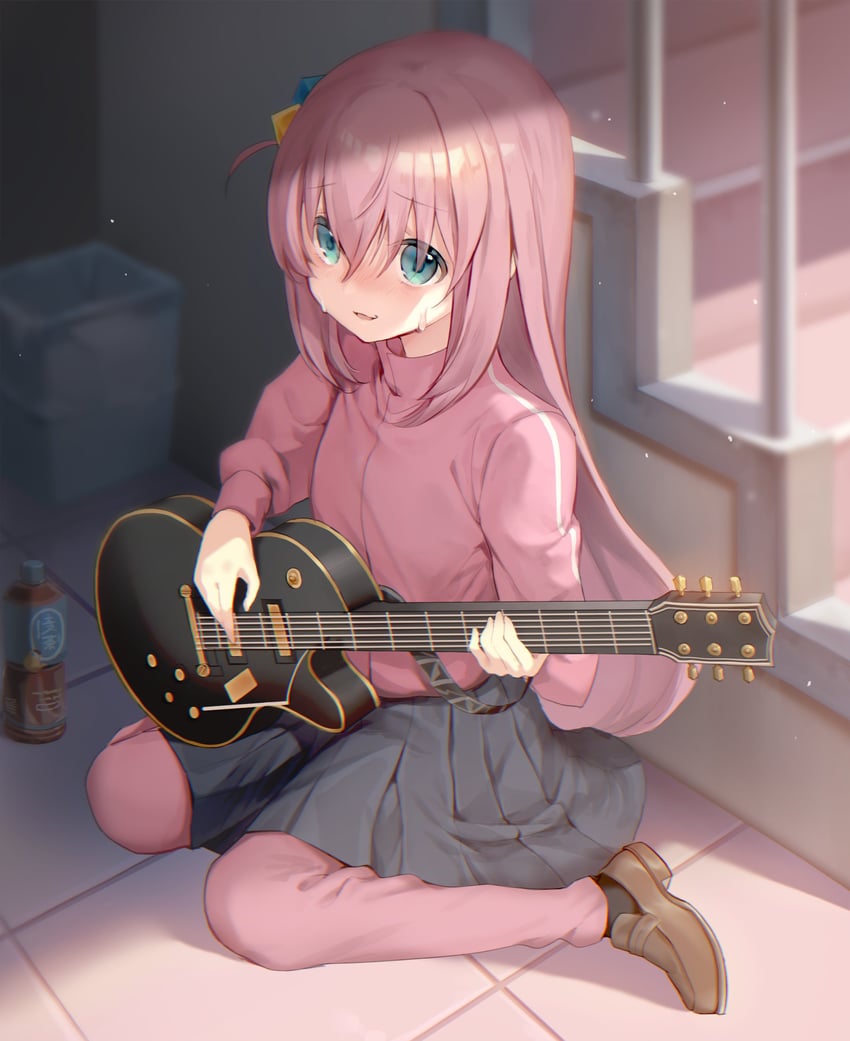 gotoh hitori (bocchi the rock!) drawn by nogi_momoko