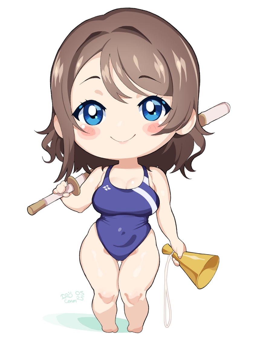 watanabe you (love live! and 1 more) drawn by iroquoisdomi