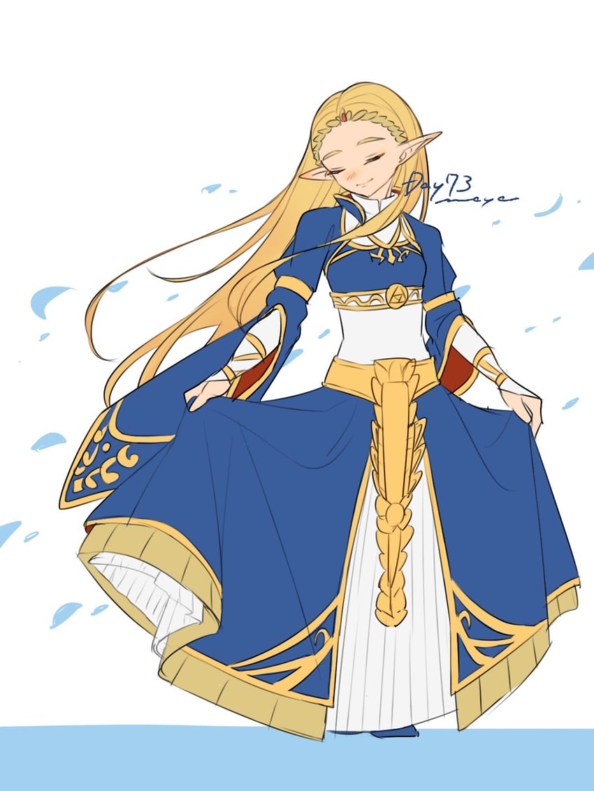 princess zelda (the legend of zelda and 1 more) drawn by maya_(mayamayammy)