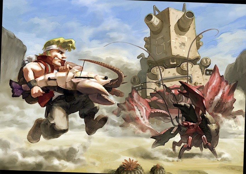 marco rossi, daimyo hermitaur, huge hermit, and hermitaur (monster hunter and 2 more) drawn by tsuyakeshi_chairo