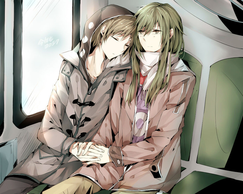kido tsubomi and kano shuuya (kagerou project) drawn by manako_(manatera)