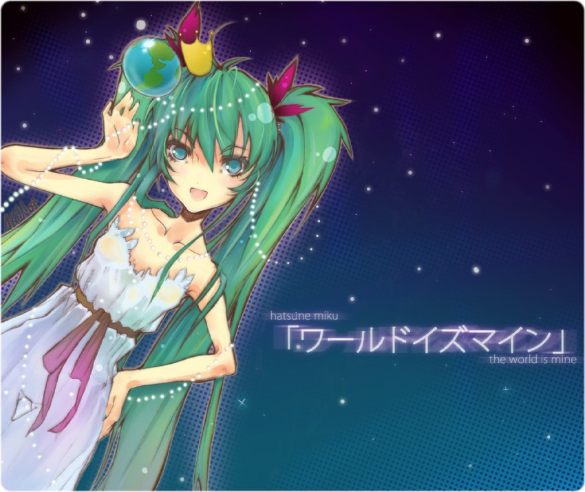 hatsune miku (vocaloid and 1 more) drawn by tato