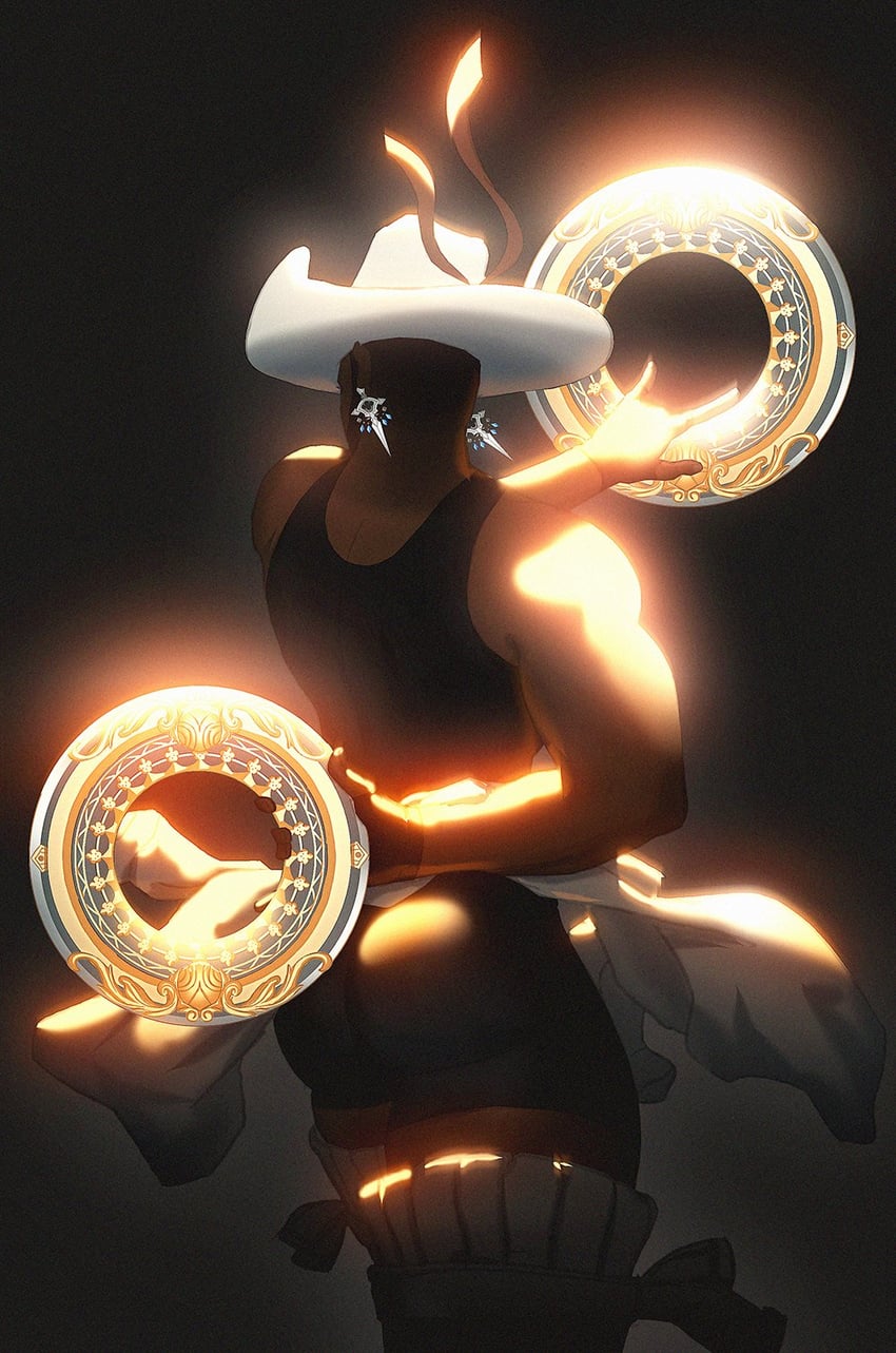 warrior of light and dancer (original and 2 more) drawn by sketchywindow
