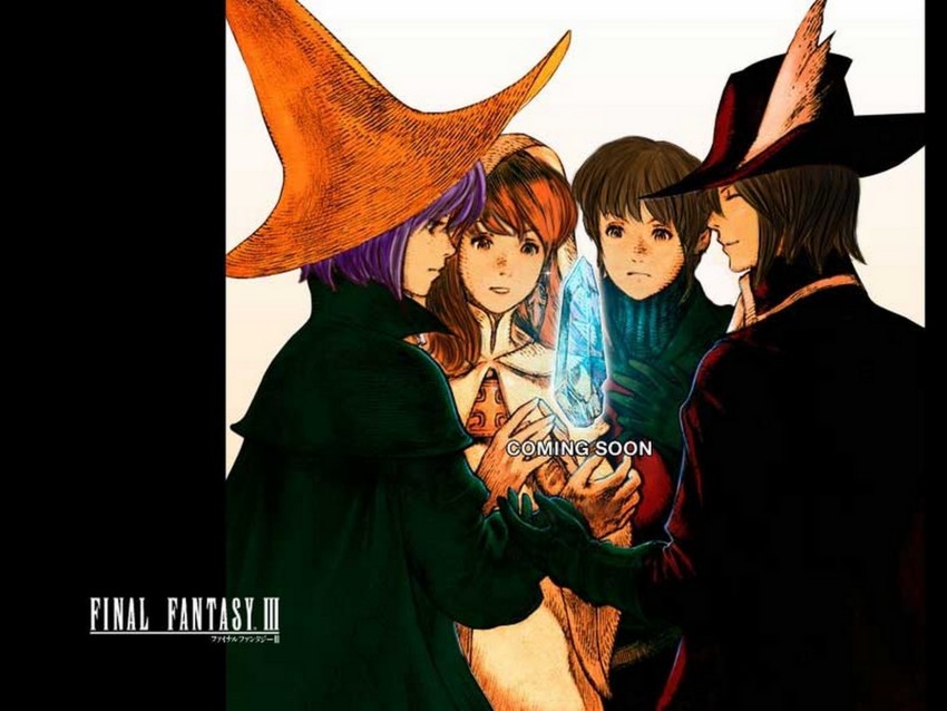 nagato yuki, asahina mikuru, kyon, koizumi itsuki, white mage, and 2 more (final fantasy and 2 more)