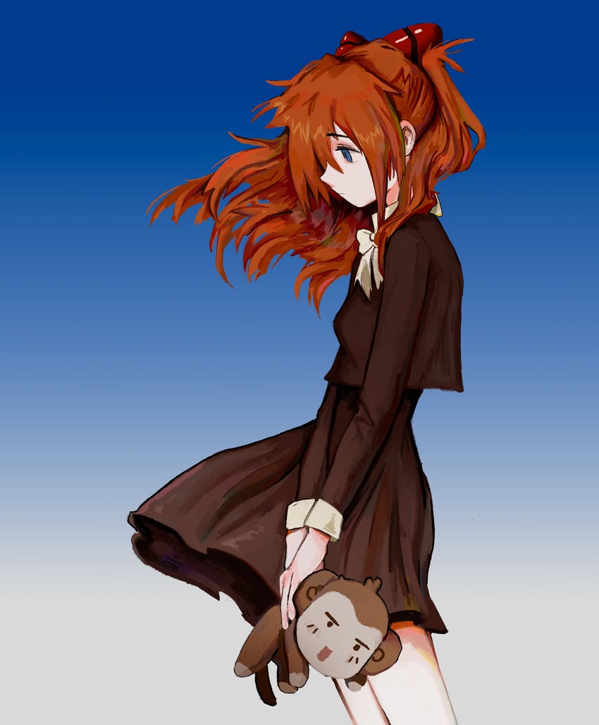 souryuu asuka langley (neon genesis evangelion) drawn by fffkorobka