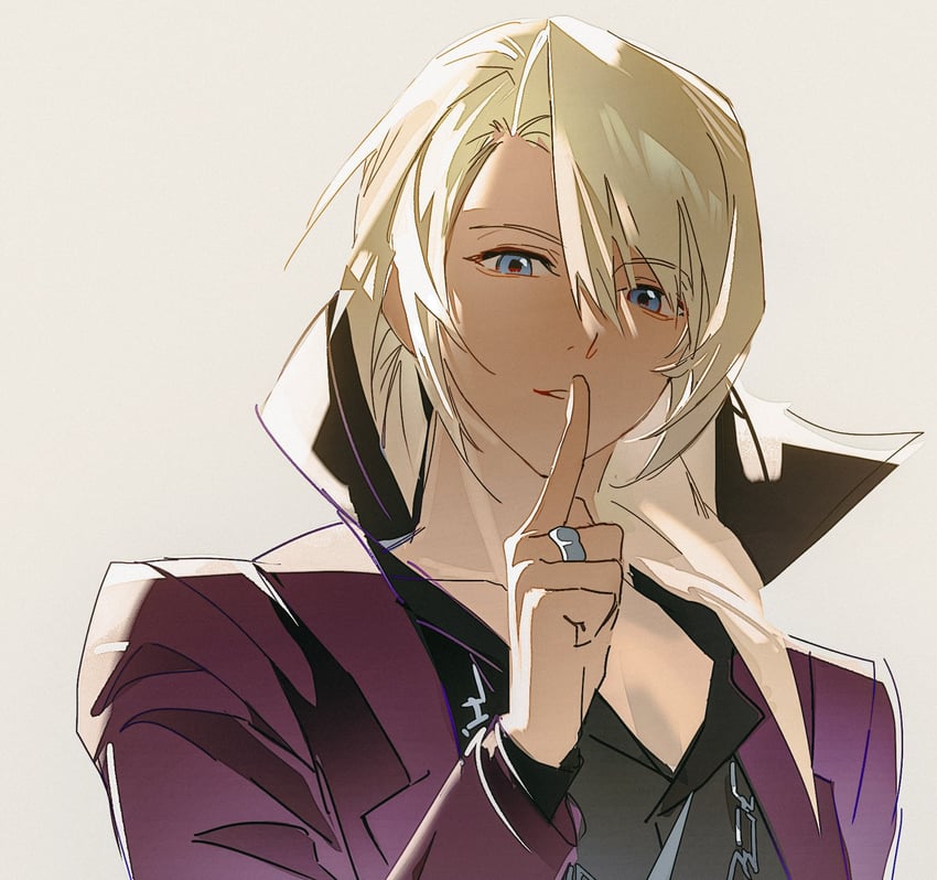 klavier gavin (ace attorney and 1 more) drawn by haita1hao