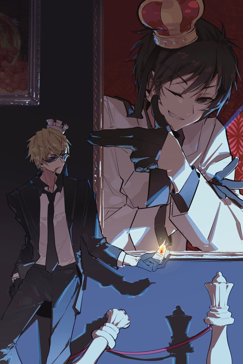 orihara izaya and heiwajima shizuo (durarara!!) drawn by 13165075695