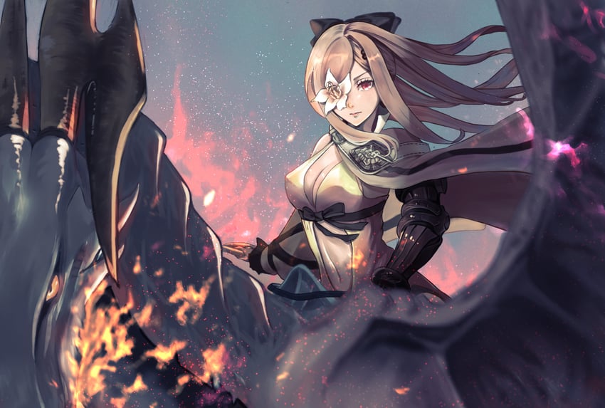 zero and mikhail (drag-on dragoon and 1 more) drawn by mishima_nina