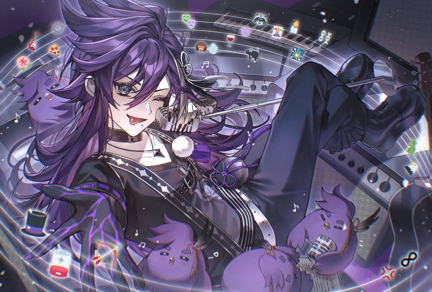 banzoin hakka and hakkito (holostars and 1 more) drawn by yu_yu_(yuyuuuu99550771)