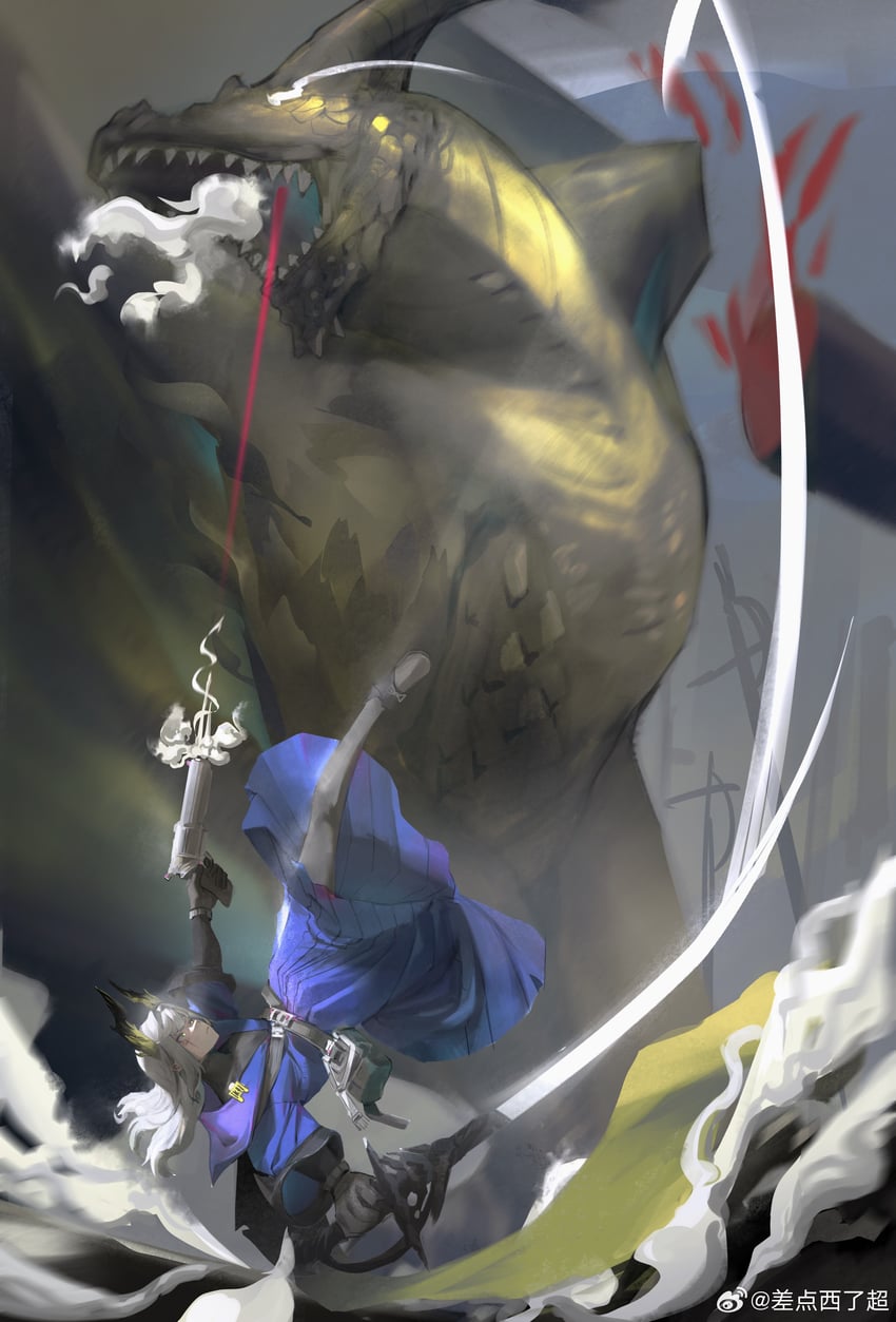 irene (arknights) drawn by chadian_xile_chao