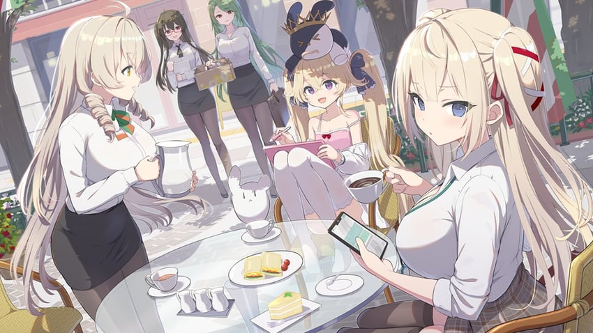 littorio, london, attilio regolo, gorizia, and andrea doria (azur lane) drawn by gotyou