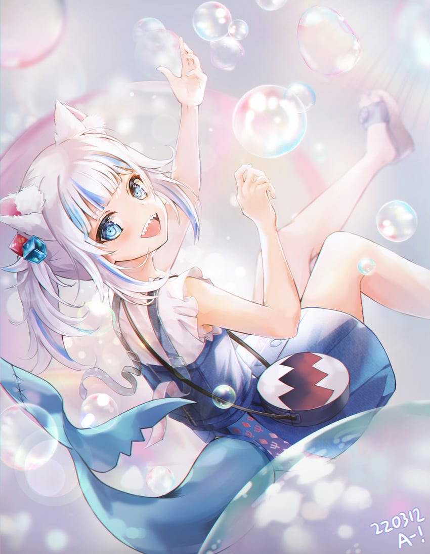 gawr gura (hololive and 1 more) drawn by 7d7y7