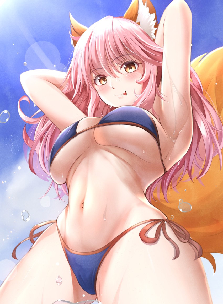 tamamo and tamamo no mae (fate and 1 more) drawn by yoshimoto_(carpsukidayo)