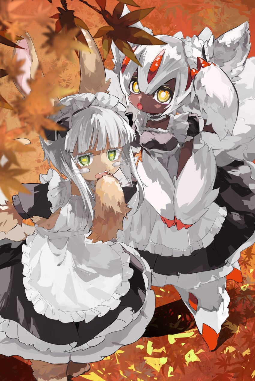 nanachi and faputa (made in abyss) drawn by ichi_(two_too_22)