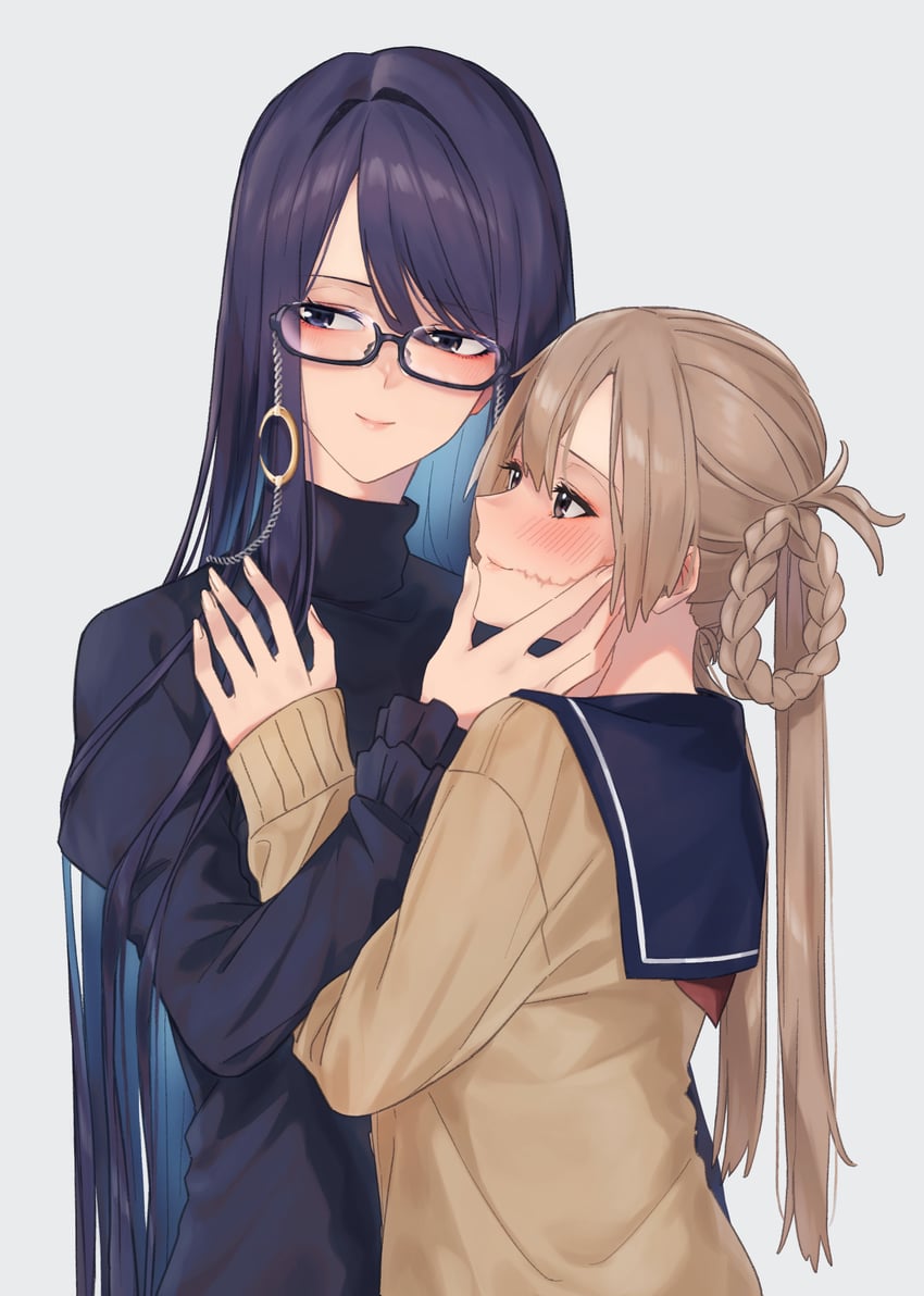 urumi luna and uruma satsuki (urasekai picnic) drawn by banana_oekaki