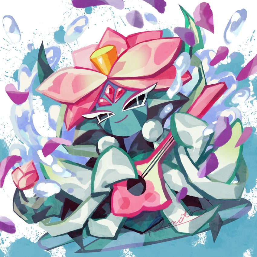 lotus dragon cookie (cookie run and 1 more) drawn by rn9j