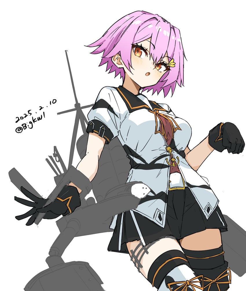 tama and tama kai ni (kantai collection) drawn by bigkwl