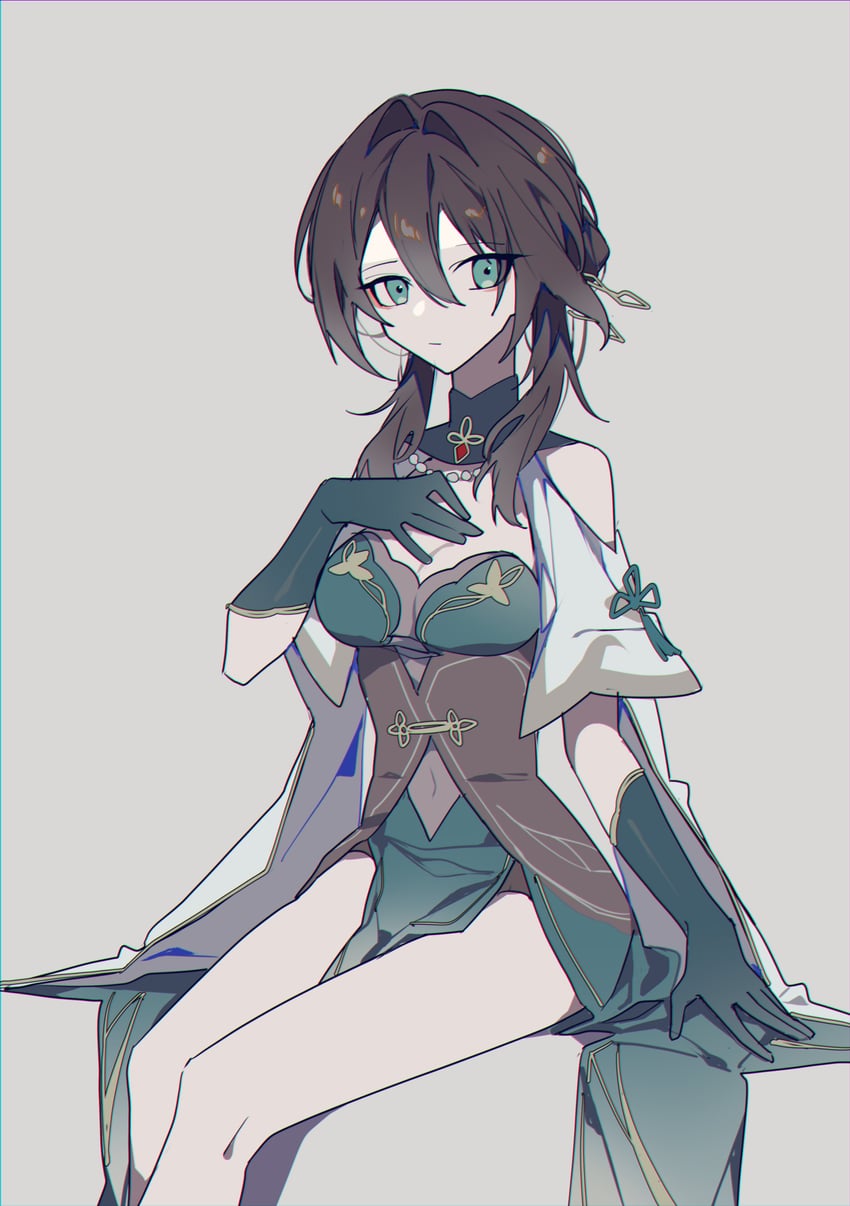 ruan mei (honkai and 1 more) drawn by vixsi_art