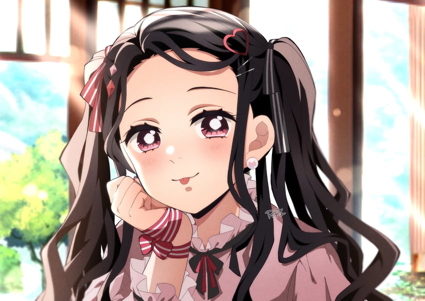 kamado nezuko (kimetsu no yaiba) drawn by pori_(kmt_pori)