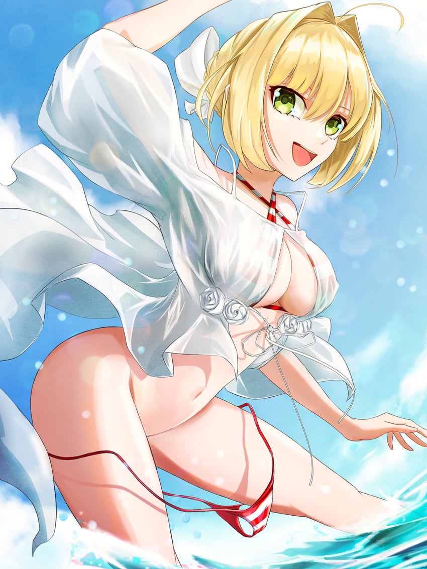 nero claudius (fate and 1 more) drawn by mikasciii