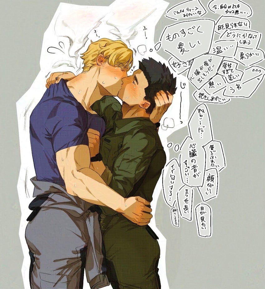 ao isami and lewis smith (yuuki bakuhatsu bang bravern) drawn by pmlial
