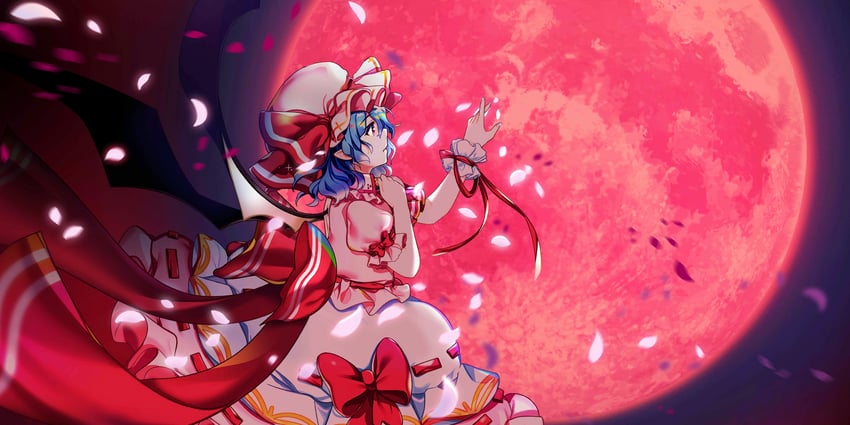 remilia scarlet (touhou and 1 more) drawn by rotte_(1109)
